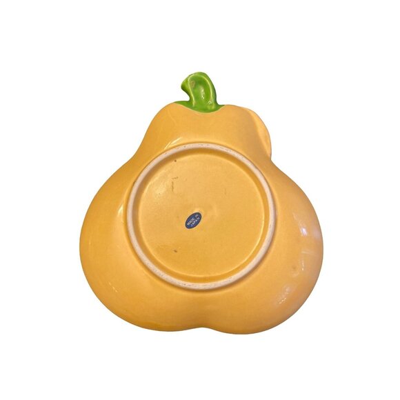 Set Of 5 Fruit-Shaped Ceramic Plates - Apple Orange Pear Grapes & Tomato Theme D - Picture 11 of 12